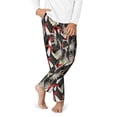 thumbnail image 2 of Pofeuu Roosters 2 Print Teenagers' Pajama Pants, Soft Lounge Pajama Pants with big pockets for Men Plaid Pj Bottoms-Small, 2 of 6