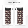 thumbnail image 3 of Sikiie funny Skull star Print 18OZ Insulated Straw Cup, Portable Leak-proof Sports Water Bottle, Stainless Steel Water Cup Suitable for Home and Outdoor, 3 of 8