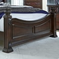 thumbnail image 3 of Messina Estates Dark Brown King Poster Bed, 3 of 7