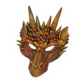 thumbnail image 1 of Cateissary Máscara de dragón esencial para fiestas de Halloween para amantes del cosplay Máscara de cosplay Máscara de cosplay Máscara de Kits de decoración para fiestas Amarillo, 1 of 6