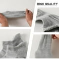 thumbnail image 7 of Jtbuh XLY Women's Ankle Athletic Running Socks, Anti-Blister Cotton Cushioned Wicking Socks (5 Pairs), 7 of 7