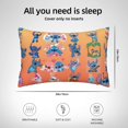 thumbnail image 4 of Funda de almohada rectangular con diseño de puntada, suave y acogedora, con cremallera oculta, para cama, sofá, decoración del hogar, 20 x 30 pulgadas, 4 of 8