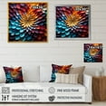 thumbnail image 4 of Designart "Canvas Of Azure And Sunshine Souls" Dream catcher Floater Framed Canvas Wall Art, 4 of 5