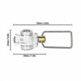 thumbnail image 2 of Gas Saver Gas Convertor Shifter Flat Tank Convers Adapter Cam Gas Adaptor Valve, 2 of 5