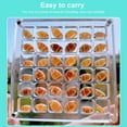 thumbnail image 4 of SDFGTstore Large Capacity Acrylic Shell Display Case Stackable Small Shell Craft Organizer, 4 of 11
