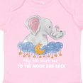 thumbnail image 4 of Inktastic My Titi Loves Me to the Moon and Back Elephant Family Boys or Girls Baby Bodysuit, 4 of 5