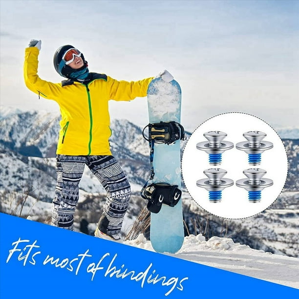 Lot De 6 Sangles De Fixation De Snowboard/patin – ABS, Noir, Avec Vis, Remplacement Pour Chaussures De Ski Et Patins à Roulettes