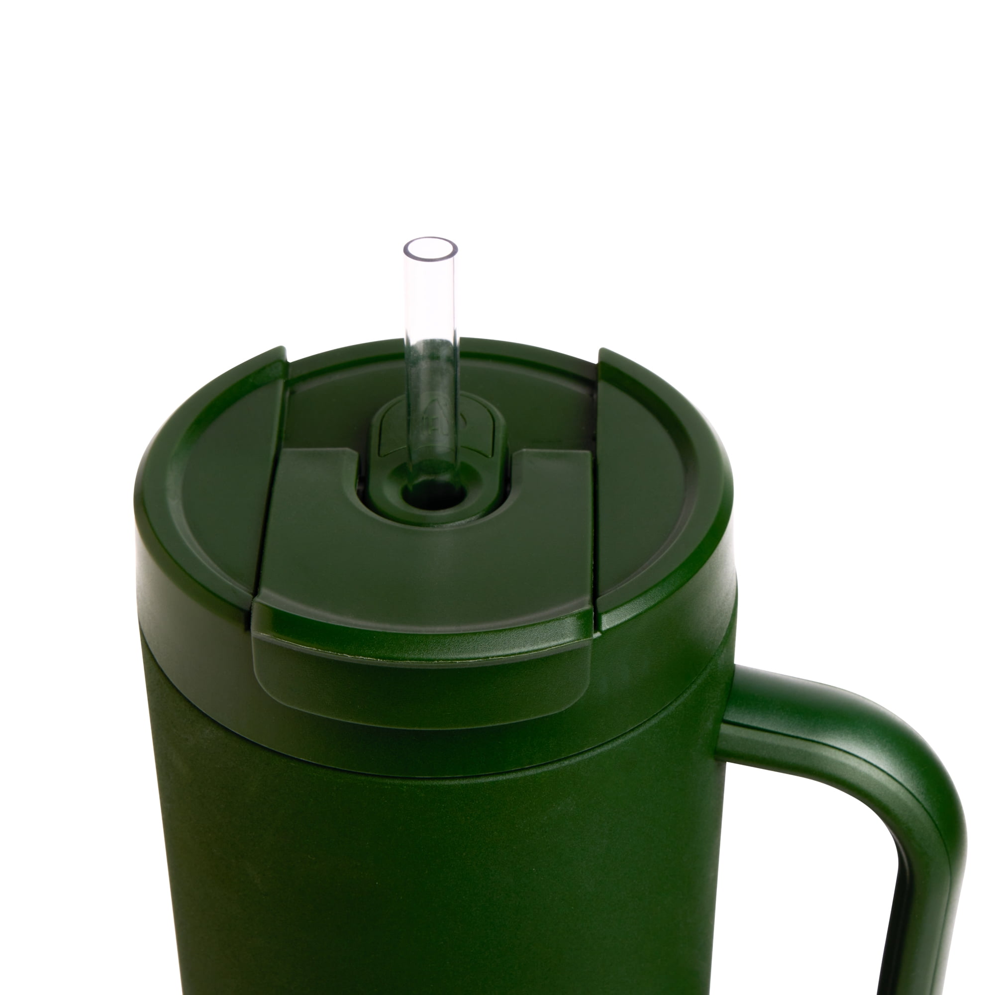TAL Stainless Steel Hudson Tumbler with Straw 40 fl oz, Army Green