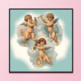 thumbnail image 3 of Cuadros Decorativos Baby Angel DIY bordado completo conjunto lienzo hilo de algodón pintura punto de cruz Tmvgtek embutido en tela, 3 of 9