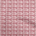 thumbnail image 1 of oneOone Cotton Silk Dark Peach Fabric Asian Block Craft Projects Decor Fabric Printed By The Yard 42 Inch Wide, 1 of 4