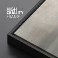 thumbnail image 4 of PixonSign Framed Canvas Print Wall Art Pastel Watercolor Gray Sky Landscape Abstract Shapes Illustrations Modern Art Decorative Minimal Relax/Calm for Living Room, Bedroom, Office - 24"x36" Black, 4 of 5