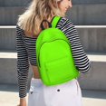 thumbnail image 7 of Casual Canvas Backpack Without Interlayer Large Capacity Stick Bag Design For Outdoor Shopping Office Outdoor Sports Fluorescent Green Medium, 7 of 7