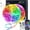 Multi-color light, variant on Led Lights For Bedroom 100ft (2 Rolls Of 50ft) Music Sync Color Changing Strip Lights With Remote And App Control RGB Strip, For Room Home Party Decoration
