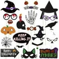 thumbnail image 3 of relayinert 20pcs Halloween Photo Props Interesting Selfie Prop Party Decorations, 3 of 6