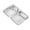 Xiaoerge, variant on SDFGTstore Food Grade Metal Serving Tray Easy Cleaning Surfaces Buffets Plate For Home Dining And Picnics Essential