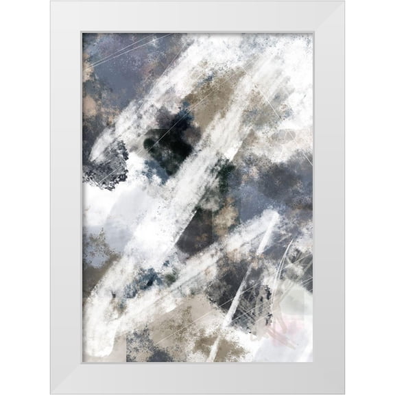Artographie Studio 11x14 White Modern Wood Framed Museum Art Print Titled - Zig Zag