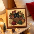 thumbnail image 6 of DIY Christmas Pearl Bead Painting Kit,Framed Canvas Rhinestone Art Set with Instruction Manual,Holiday Craft,Home Wall Decor Gift, 6 of 7