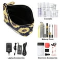 thumbnail image 3 of HAWEE Cosmetic Bag for Women Girls Make up Storage Pouch Case Portable Zipper Travel Accessories Organizer for Toiletry Water Repellent, Sunflower, 3 of 7