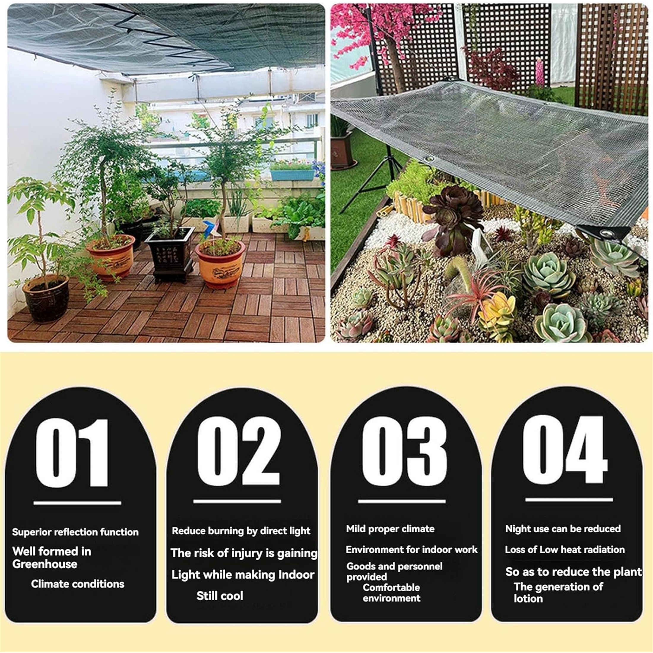 99% Reflective Aluminet Shade Cloth, Heavy Duty Shade Cloth For Cars, Dogs, Outdoor, RV, Patio