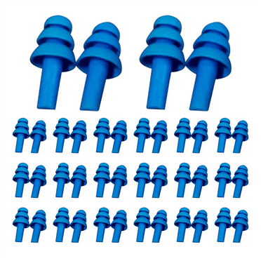 40pcs Soft Silicone Ear Plugs Waterproof Swimming Reusable Noise Reduction Sleeping