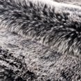 thumbnail image 7 of Phantoscope Black/White Faux Fur Area Rug, 2' x 3', 7 of 7