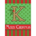thumbnail image 6 of Magnolia Garden Flags 1650 13 x 18 in. Merry Christmas Monogram D Burlap Garden Flag, 6 of 7