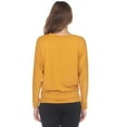 thumbnail image 3 of White Mark Women's Banded Dolman Top, 3 of 6