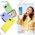 thumbnail image 6 of for Google Pixel 7a Case, Silicone Phone Case with 2 Screen Protector, Soft Anti-Scratch Microfiber Lining, Full Body Shockproof Slim Cover Support Wireless Charging, Blue, 6 of 8