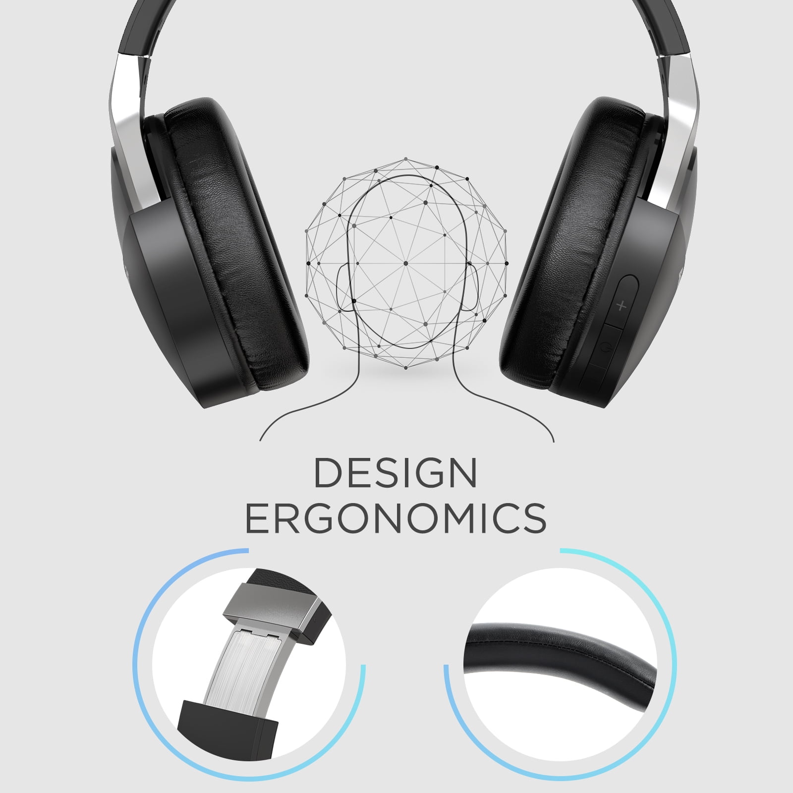 beexcellentワイヤレスヘッドホン Beexcellent Wireless Bluetooth Headphones, 40 Hours HiFi Stereo