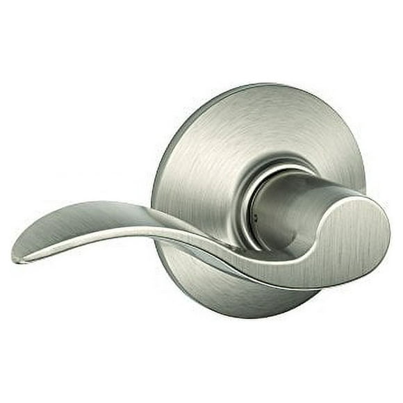 Schlage F10 ACC 619 Accent Hall and Closet Lever, Satin Nickel