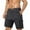 #Black, variant on DPTALR Men's Solid Color Cargo Shorts Elastic Waist with Drawstring Multi-Pocket Workwear Casual Shorts,Dark Gray,Big and Tall Men S