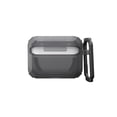 thumbnail image 6 of UAG AirPods Pro 3rd Gen Case, Rugged Military Grade Drop Proof Protective Cover with Detachable Carabiner Clip & Secure Lip Closure, Plasma Smoke/Lava, 6 of 9