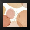 thumbnail image 2 of PELA 20x20 Black Modern Framed Museum Art Print Titled - Pebbles III, 2 of 5