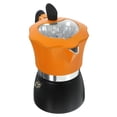 thumbnail image 1 of SHISUYAN 1 Pc Hand Brewing Coffee Pot Household Pot Espresso Coffee Pot (Black and orange), 1 of 9