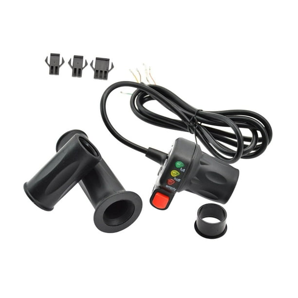 Cable de agarre manual del acelerador giratorio, manillar de bicicleta eléctrica, resistente al agua y multiusos. 36V