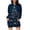 Blue 1, variant on hotojiny Christmas Hoodie Dress for Women Casual Long Sleeve Fashion Printed Sweatshirt Pullover Dress with Pockets