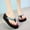 Light blue, variant on Salt Water Sandals for Women Summer Floral Flip-Flops Wedge Heel Platform Flip Flops Beach Shoes Dior Sandals on Clearance