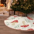thumbnail image 5 of Sikiie Cartoon Flat Mushrooms Nativity Christmas Tree Skirt, Jesus Christian Winter Holiday Tree Mat Decoration(30-48IN), 5 of 6