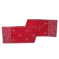 thumbnail image 2 of Vickerman QTX17314 Chemin de Table à Volutes Filigrane 14 x 90 Po - Rouge, 2 of 3