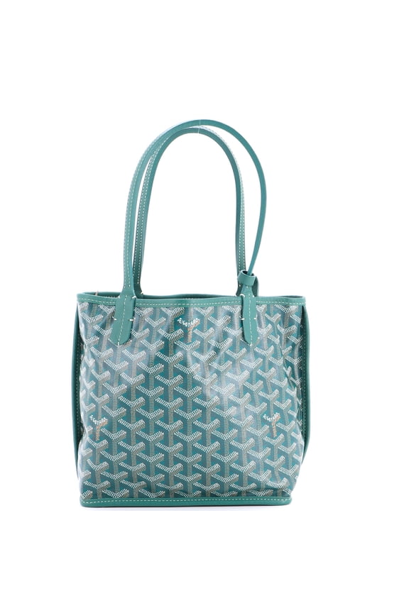 Pre-Owned Anjou Reversible Tote Coated Canvas Mini By Rebag