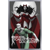 Marvel Comics - Scarlet Witch - The Scarlet Witch & Quicksilver #1 Wall Poster, 14.725" x 22.375", Framed