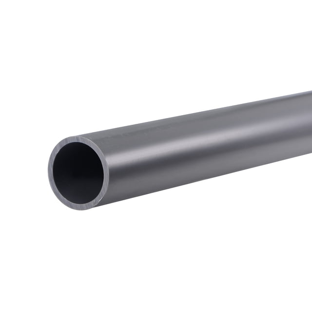 Unique Bargains 21mm ID 25mm OD 0.35M Gris Clair PVC Rigide Tube Rond à Fort Impact
