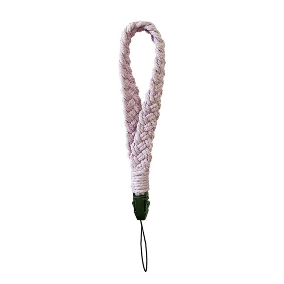 Advancent Cuerda de mano para teléfono móvil, correa de muñeca para teléfono inteligente, llaves portátiles para teléfono móvil, cordón Artesanía Violeta