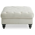 thumbnail image 4 of Glory Furniture Nola Velvet Ottoman in Ivory, 4 of 6