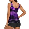 thumbnail image 3 of Tankini Bathing Suits For Women Floral Swim Suits  Women Two Piece Tummy Control Swimsuits Tankini Tops With Boyshorts, 3 of 7