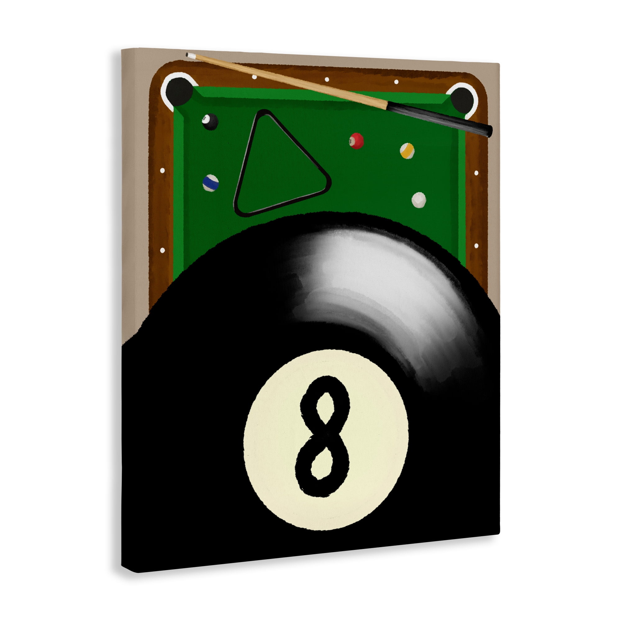 Stupell Industries Billiard Table & Balls Canvas Wall Art, design by Jennifer Stith