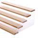 thumbnail image 3 of Estante de exhibición vertical de madera maciza acrílica kusrkot para Mini figuras muñecas coches gafas cartera 5 capas, 3 of 4