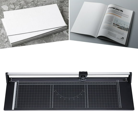 36" Pro Manual Precision Rotary Paper Trimmer Photo Paper Cutter Trimmer Black