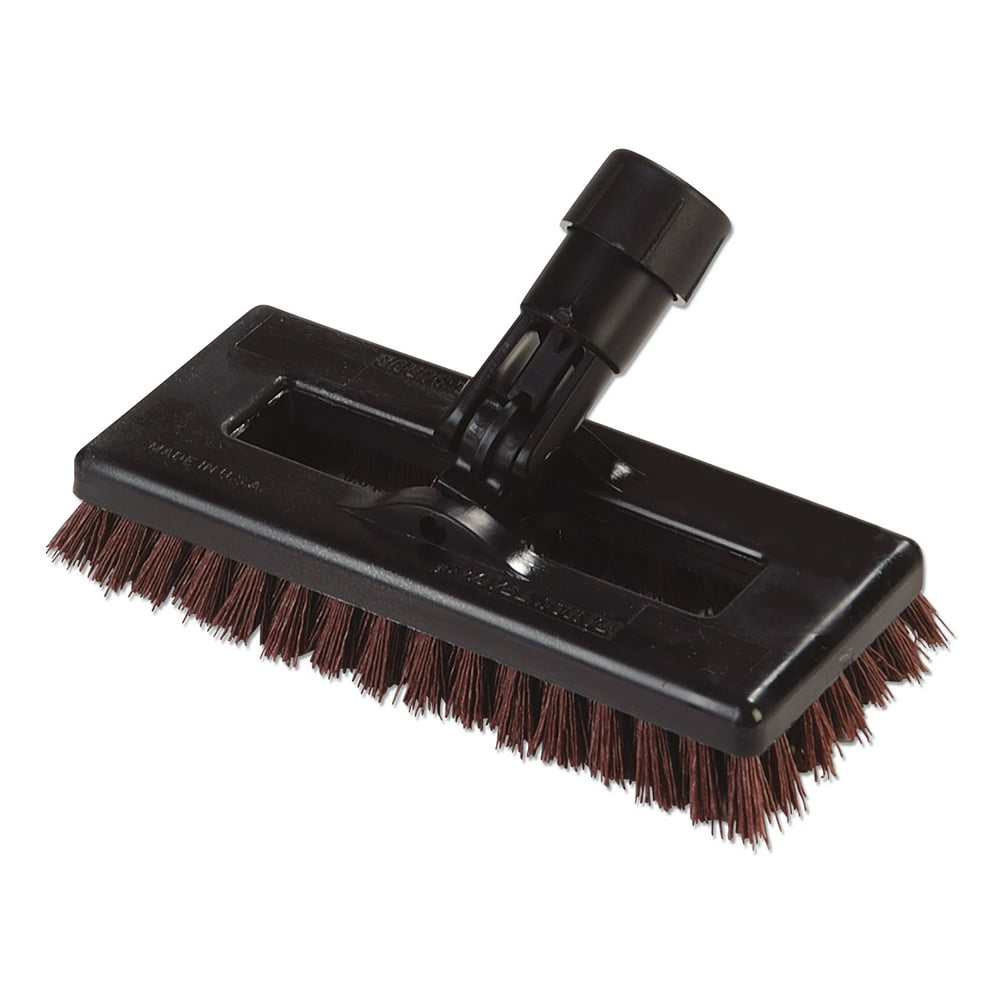 Swivel Scrub Brush, DuPont Tynex A Bristles, 8" Block, Rust, Dozen