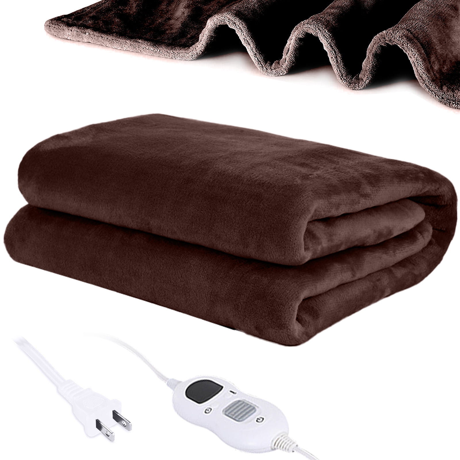 Alician Flannel Electric Blanket Multi-function Washable 6 Heating Levels  Automatic Switch-off Heating Blanket | Walmart Canada